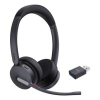 Yealink WH64 Hybrid Dual Teams Headset Wireless Head-band Office/Call center Micro-USB Bluetooth Bla