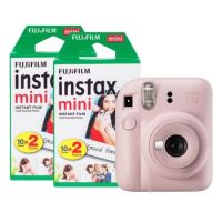 Fujifilm Instax Mini 12 Instant Camera - Blossom Pink - Camera + 40 Shot Pack