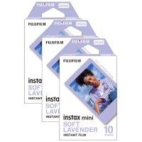 Fujifilm Instax Mini Instant Photo Film - Soft Lavender - Pack of 30