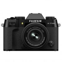 Fujifilm X-T50 Mirrorless Digital Camera with XC15-45mm PZ Lens - Black