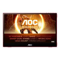AOC Gaming 16G3 - LED-Monitor - 39.5 cm (15.6") - tragbar - 1920 x 1080 Full HD (1080p) @ 144 Hz - I