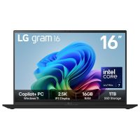 LG Gram 16Z90TL-G 16" Hybrid AI Copilot+ Laptop - Intel® Core™ Ultra 7 256V, 1TB SSD, 16 GB RAM - Black - 2025