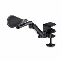 StarTech.com Adjustable Arm Rest for Office Desk, Ergonomic Arm/Elbow Support, 360-Degree Rotation, 