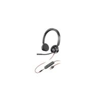 POLY Blackwire 3320 Headset Wired Head-band Office/Call center USB Type-C Black
