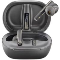 POLY Voyager Free 60+ UC Carbon Black Earbuds +BT700 USB-C Adapter +Touchscreen Charge Case