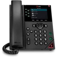 POLY 350 IP phone Black 6 lines LCD