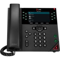 POLY VVX 450 12-Line IP Phone and PoE-enabled