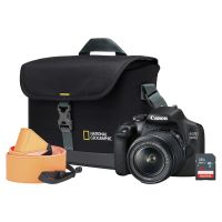 Canon EOS 2000D Camera Kit inc 18-55mm IS Lens, 32GB Lens, DSLR Bag & Neck Strap