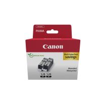 Canon PGI-520BK Twin Pack - 2er-Pack - 19 ml - Schwarz - original - Hängebox - Tintenbehälter - für 