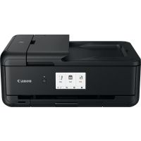 Canon TS9550a A3/A4 Colour MFP. A3 Printing, A4 scanning. 20 Page ADF, Up to 4800 x 1200 dpi. Auto Duplex Print (A4, A5, B5, Letter - Plain Paper). CD/DVD disc printing. USB, LAN, WIFI. Windows/MacOS, Android, IOS