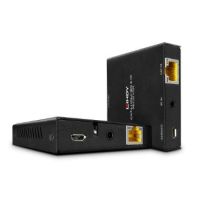 Lindy 38205 AV extender AV transmitter & receiver Black