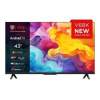 TCL 43V6BK TV 109.2 cm (43") 4K Ultra HD Smart TV Wi-Fi Titanium 260 cd/m²