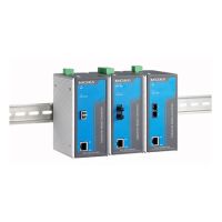 Moxa PTC-101-M-LC-HV network media converter 100 Mbit/s 1300 nm Multi-mode Blue, Grey