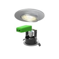 4lite WiZ Connected IP20 GU10 Adjustable Fire Rated Downlight