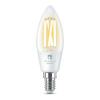 4lite Wiz Connected C35 E14 Filament Bulb Clear