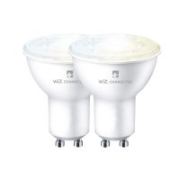 4lite GU10 LED Smart WiZ Connect Bulb 4.9W White Dimmable WiFi Bluetooth - Pack of 2