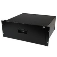 StarTech 4U Black Steel Storage Drawer 19in Racks and Cabinets