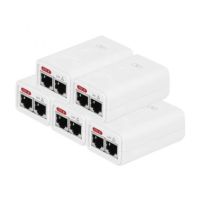 Ubiquiti 5-Pack PoE Injector 24VDC 7W White - POE-24-7W-G-WH (5 Pieces Kit)