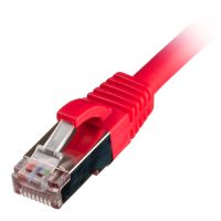 Cablenet CNL 100PK 0.3M C6a Rd SFTP Ls 26AWG SB networking cable Red Cat6a S/FTP (S-STP)