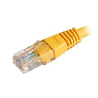 Cablenet CNL 100PK 0.3M C5e Yw UTP PVC 24AWG FMB