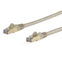 StarTech 5 m CAT6a Ethernet Cable - 10 Gigabit Shielded Snagless RJ45 100W PoE Patch Cord - 10GbE STP Category 6a Network Cable w/Strain Relief - Grey Fluke Tested UL/TIA Certified