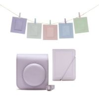 Fujifilm Instax Mini 12 Accessory Kit with Case, Photo Album, Hanging Cards & Pegs - Purple
