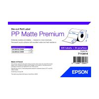 EPSON PP Matte Label        76x127mm 220 Etiketten, Die-Cut
