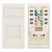 Cablenet CNL 24PK 25x50mm C6 UTP MODULE Wh