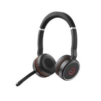 Jabra Evolve 75 MS Stereo Headset Black,Red