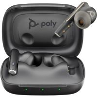 POLY Voyager Free 60 UC M Carbon Black Earbuds +BT700 USB-A Adapter +Basic Charge Case