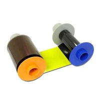 Fargo Fargo HDP5600 YMCKK Full-color ribbon with two resin black panels, 084512 – 500 images