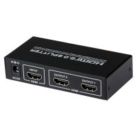 MPS Maplin HDMI Splitter Hub 1 Port In 2 Ports Out Ultra HD 4K/60fs Bandwidth 18Gbps