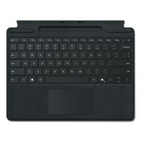 Microsoft Surface Pro X/8/9 Signature Keyboard with Copilot Button and Pen Storage - Black