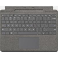 Microsoft Surface Pro X/8/9 Signature Keyboard with Copilot Button and Pen Storage - Platinum