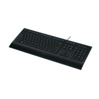 Logitech K280e keyboard USB QWERTY Pan Nordic Black