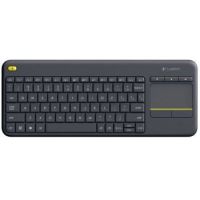 Logitech K400 Plus keyboard RF Wireless QWERTZ German Black