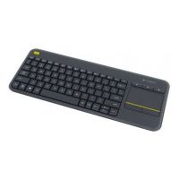Logitech K400 Plus keyboard RF Wireless QWERTY Pan Nordic Black