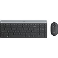 Logitech Slim Wireless Combo MK470 keyboard RF Wireless AZERTY French Graphite