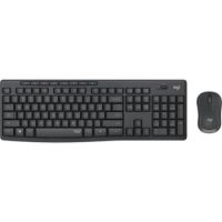 Logitech MK295 keyboard RF Wireless QWERTY Pan Nordic Black