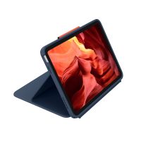 Logitech Rugged Combo 4 - Tastatur und Foliohülle - Apple Smart connector - Classic Blue - für Apple