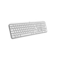 Logitech 920-011585 keyboard Universal RF Wireless + Bluetooth QWERTY UK English Aluminium, White