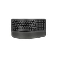 LOGITECH Wave Keyboard Bluetooth LE Logi Bolt USB, QWERTZ, graphit