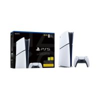 ""Sony PlayStation 5 Slim Digital Edition black white""