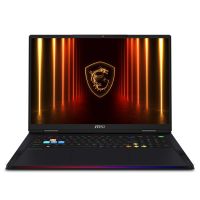MSI Raider A18 HX A9WIG-003UK AMD Ryzenâ„¢ 9 9955HX3D Laptop 45.7 cm (18") UHD+ 64 GB DDR5-SDRAM 2 TB SSD NVIDIA GeForce RTX 5080 Wi-Fi 7 (802.11be) Windows 11 Home Advanced UK English Black