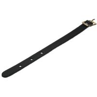 Digital ID Black Leather Luggage Strap with Copper Buckle (Pack of 100)