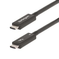 StarTech.com 6ft (2m) Active Thunderbolt 4 Cable, 40Gbps, 100W Power Delivery, 4K/8K Video, Intel-Ce