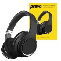 PREVO A6-ANC Active Noise Cancelling (ANC) Wireless Headphones with Bluetooth 5.4, True Wireless Ste