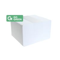 Go Green Pack of 100 Go Green Blank White 125khz Proximity Cards (85% Recycled Plastic)