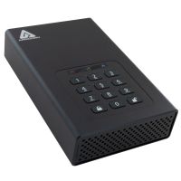 Apricorn Aegis Padlock DT external hard drive 2000 GB Black