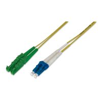 Digitus Fiber Optic Patch Cord, E2000 (8Â° APC) to LC (UPC), Singlemode